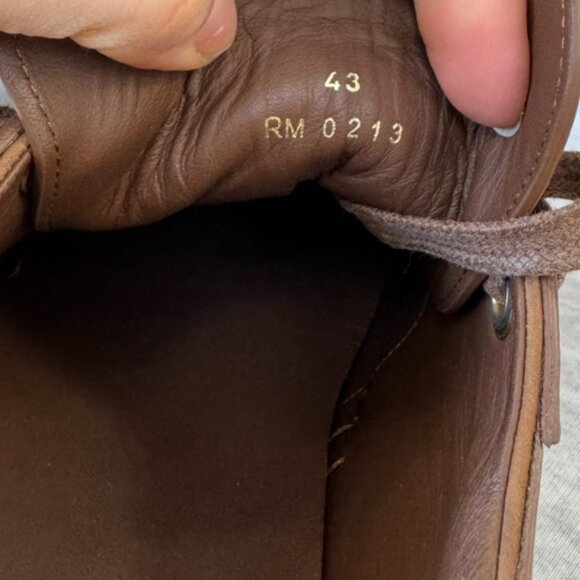 BRAND NEW Kim Jones x Hennessy Brown Suede Sneakers in Size 43 - Picture 5 of 6